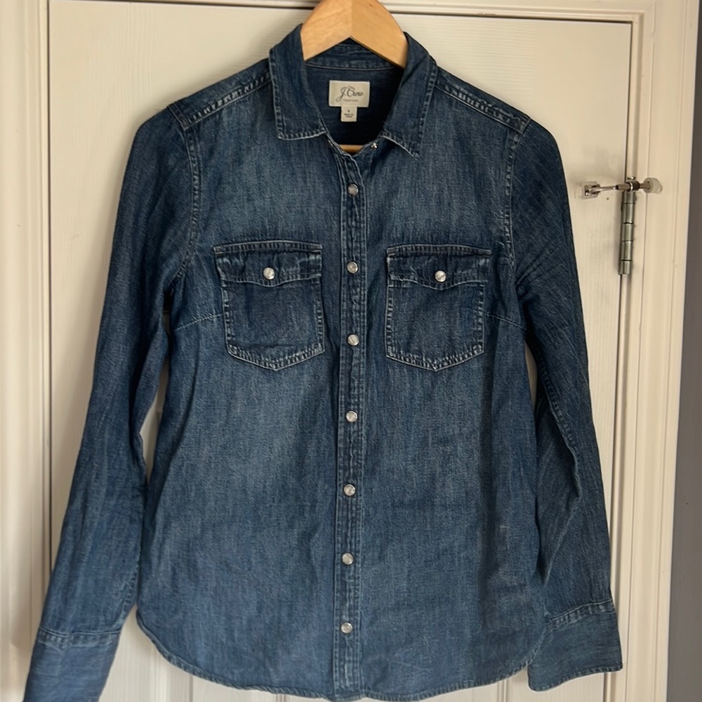 Jcrew chambray shirt